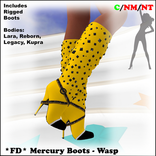 *FD* Mercury Boots [Boxed] Wasp