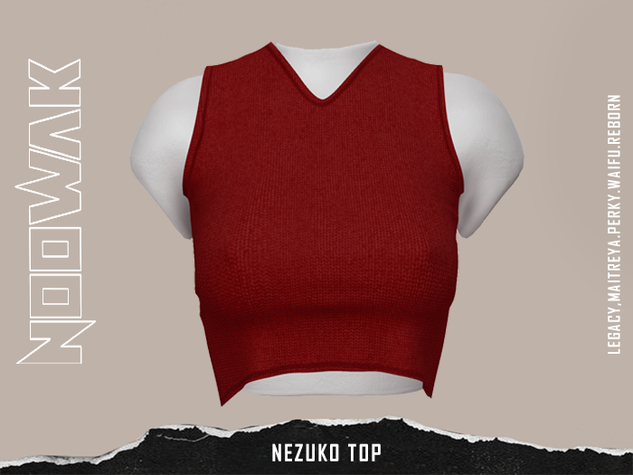 [ NOOWAK ] Nezuko Top - Red