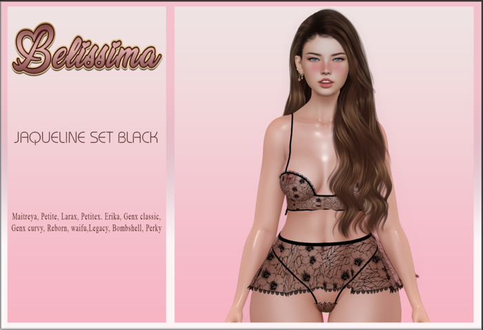 [Belissima] Jaqueline Set Black