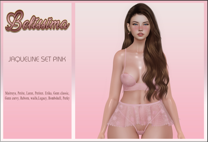 [Belissima] Jaqueline Set Pink