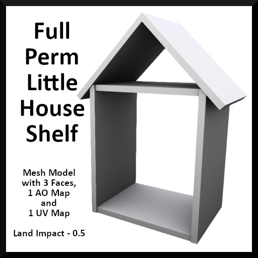 Full Perm Little House Shelf