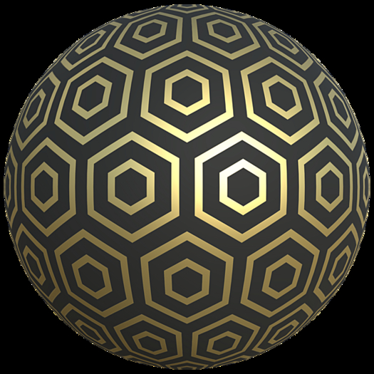GOLDEN HEXAGON WALLPAPER