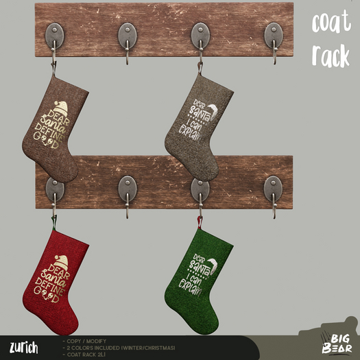 -BigBear- Zurich Coat Rack [WEAR]