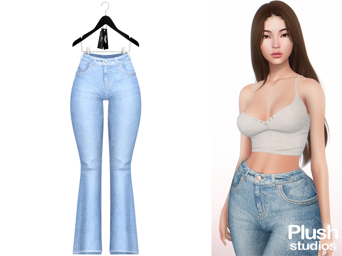 PlushStudios. Sona Jeans - Ice