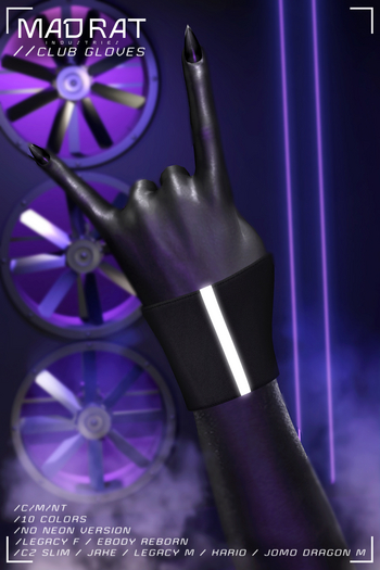Mad Rat //Club Gloves