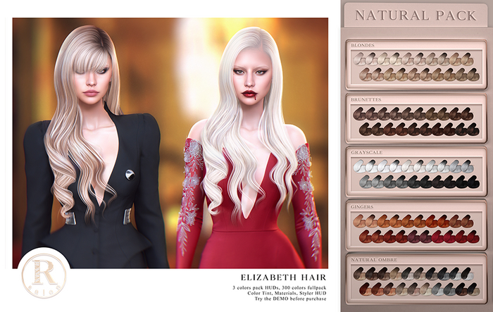RAMA.SALON - Elizabeth Hair 'Naturals Pack'