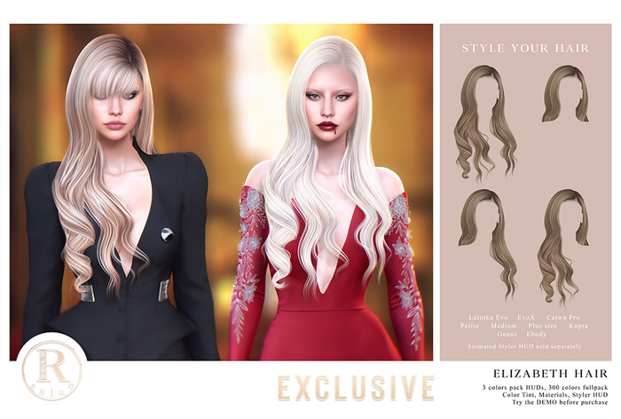 RAMA.SALON - Elizabeth Hair 'EXCLUSIVE Pack'