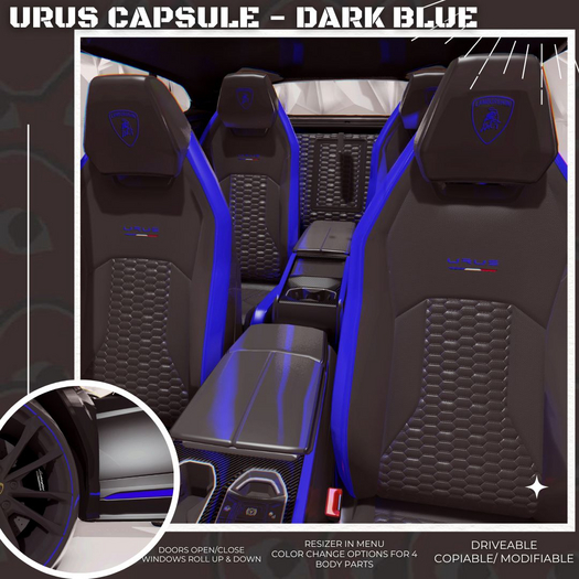Urus Graphite Capsule -Dark Blue