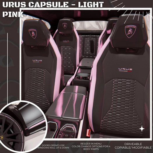 Urus Graphite Capsule -Light Pink