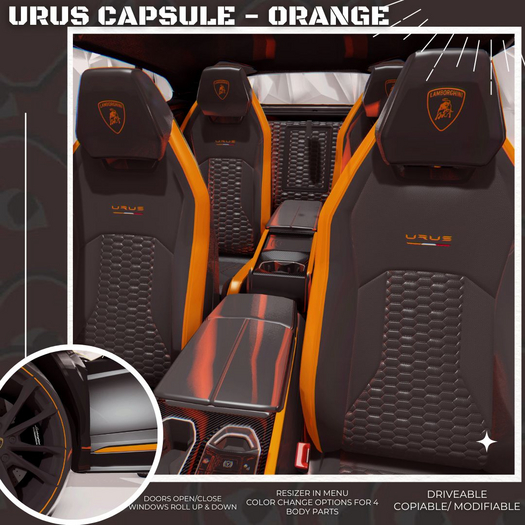 Urus Graphite Capsule -Orange
