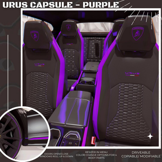 Urus Graphite Capsule -Purple