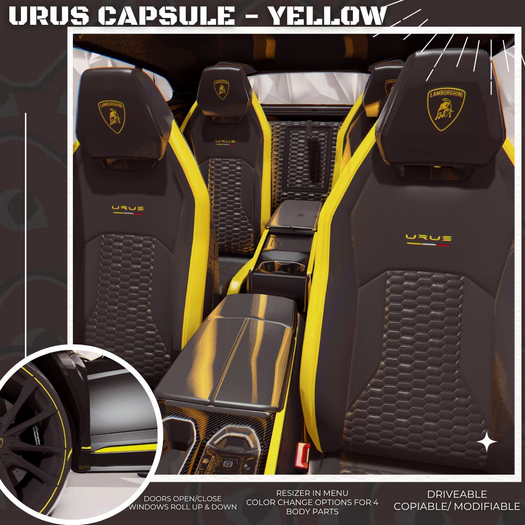Urus Graphite Capsule -Yellow