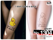 (Thigh Tattoo) No.1304 Light