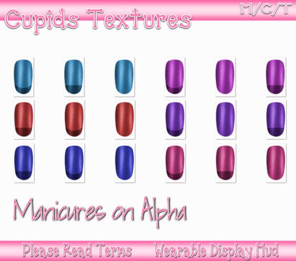 18 Manicure Set Textures