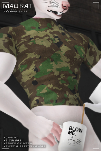 Mad Rat //Camo Shirt