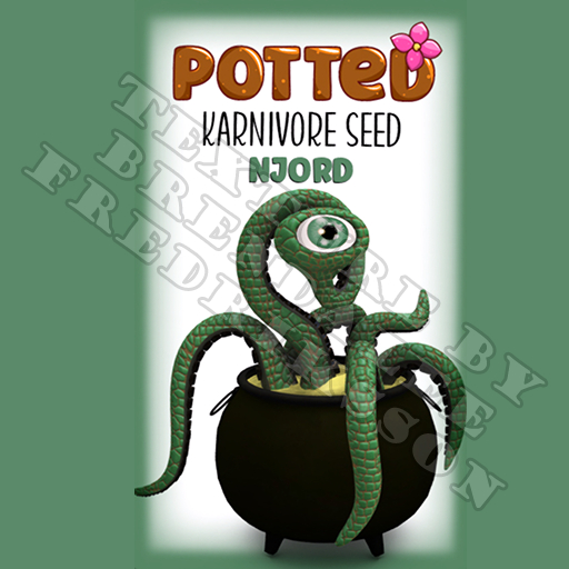 Potted: Karnivore Plant Seed: Njord (ACTUAL PLANT SEED)