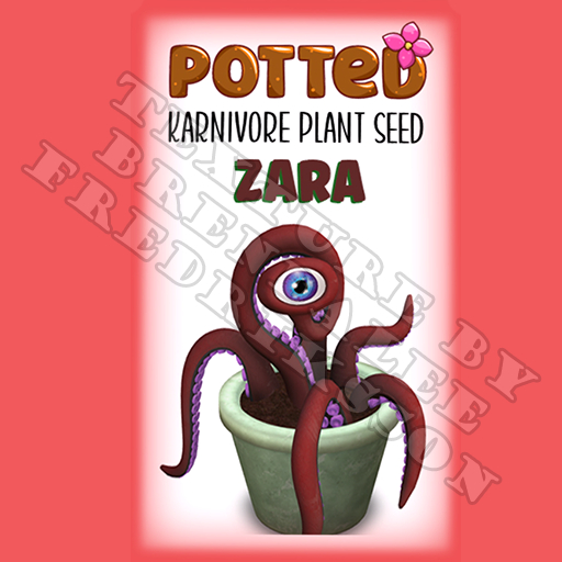 Potted: Karnivore Plant Seed: Zara (ACTUAL PLANT SEED) - Retired!