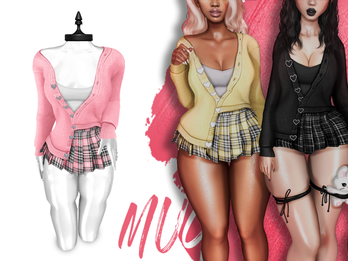 Mug - Phoebe Sweater Set - Pink