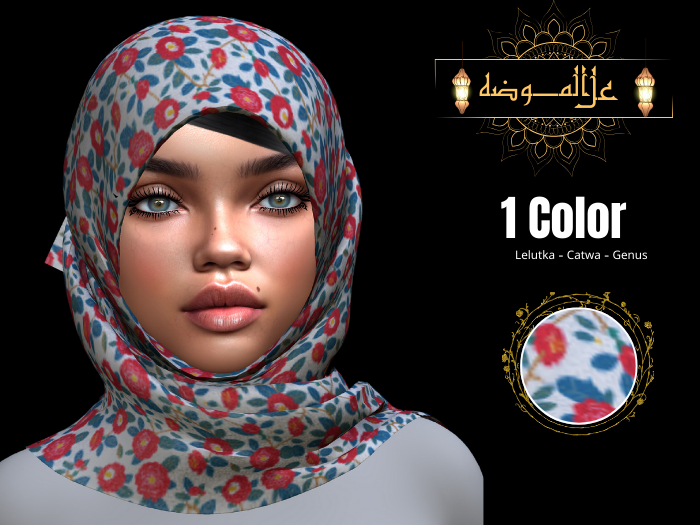 Eastern Hijab [Flowery]