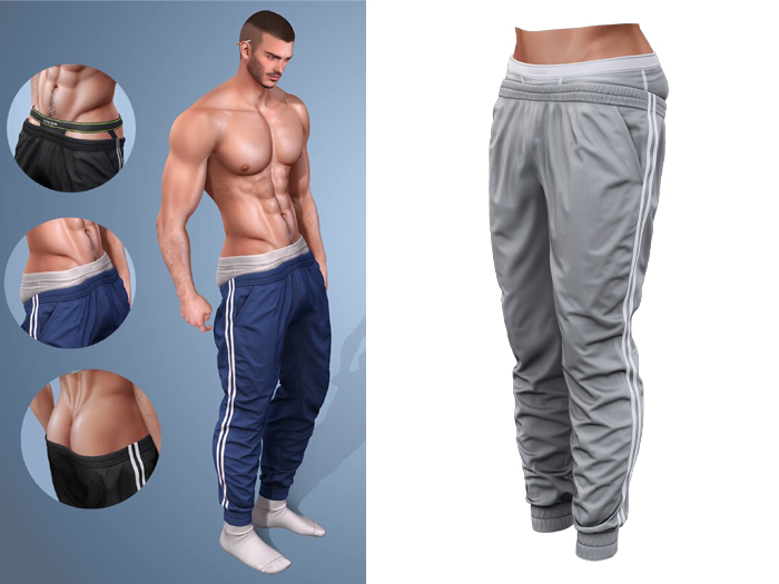Mossu - Max Joggers - Light Gray