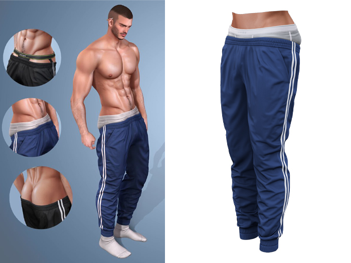 Mossu - Max Joggers - Blue 