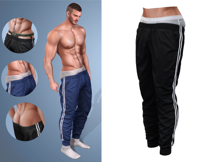 Mossu - Max Joggers - Black 