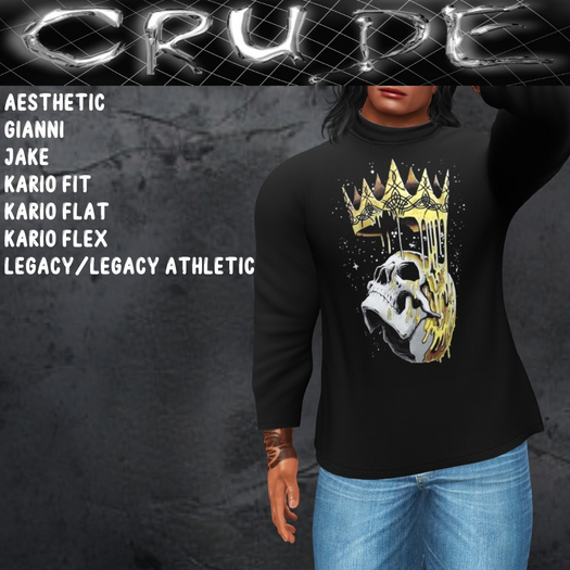Crowned Skull Men's Turtle (MTN)  <Wear Me>