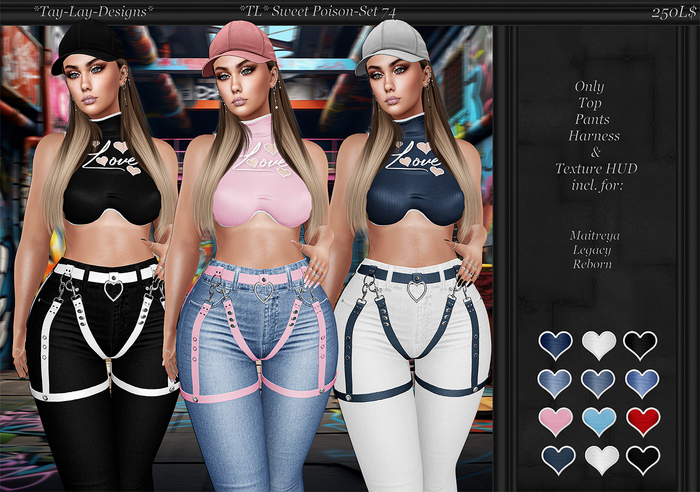 *Tay-Lay-Designs* Sweet Poison-Set 74