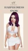 DRAMA QUEEN Harper Dress Snow (ADD)