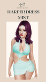 DRAMA QUEEN Harper Dress Mint (ADD)
