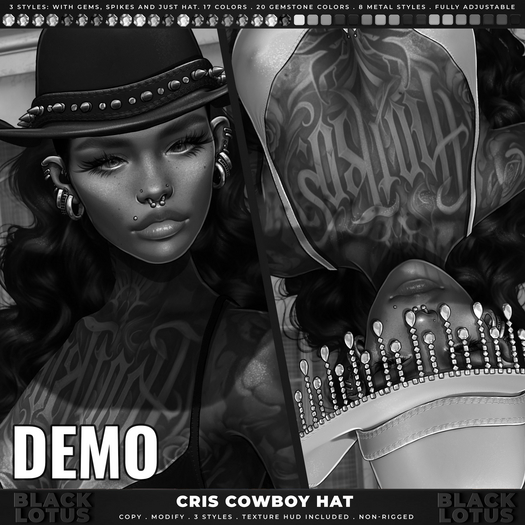 [BL] Cris cowboy hat // DEMO 5min