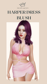 DRAMA QUEEN Harper Dress Blush (ADD)