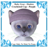 Baby Gear Dinkies - Winter Cap Purple (Bagged)
