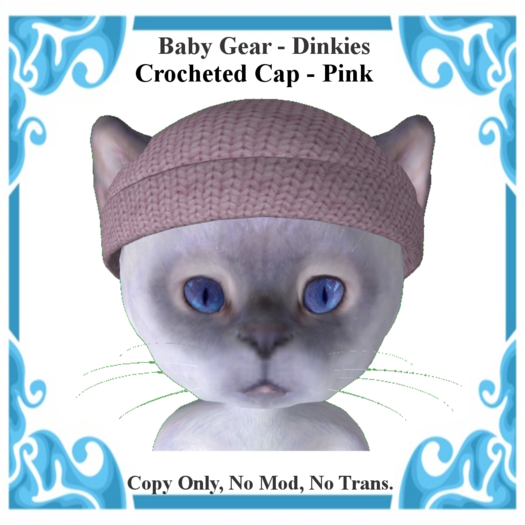 Baby Gear Dinkies - Winter Cap Pink (Bagged)