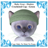 Baby Gear Dinkies - Winter Cap Green (Bagged)