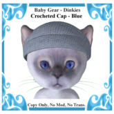 Baby Gear Dinkies - Winter Cap Blue (Bagged)