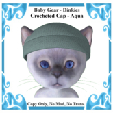 Baby Gear Dinkies - Winter Cap Aqua (Bagged)