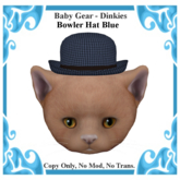 Baby Gear Dinkies - Bowler Hat Blue (Bagged)