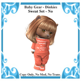 Baby Gear Dinkies - Sweat Set No (Bagged)