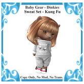 Baby Gear Dinkies - Sweat Set Kung Fu (Bagged)