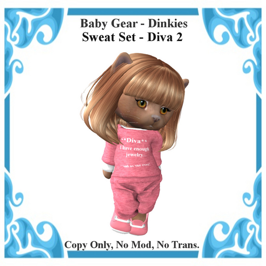 Baby Gear Dinkies - Sweat Set Diva 2 (Bagged)