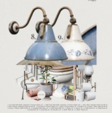 8. Nutmeg. Powder Room Sconce / Plain