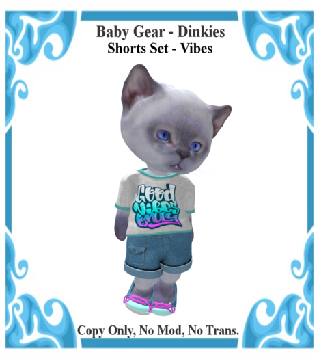 Baby Gear Dinkies - Shorts Set Vibes (Bagged)