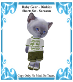 Baby Gear Dinkies - Shorts Set Sarcasm (Bagged)