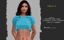 Praga Cropped Tee - Capri - 