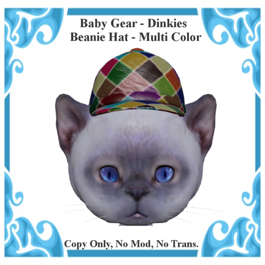 Baby Gear Dinkies - Beanie Cap Multi Color (Bagged)