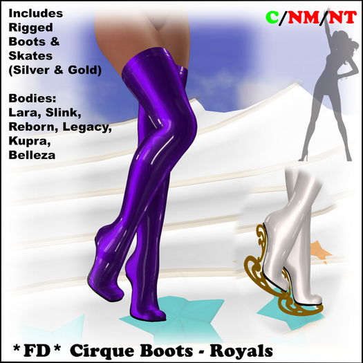 *FD* Cirque Boots [Boxed] Royals