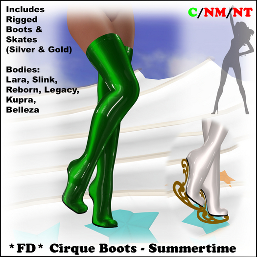 *FD* Cirque Boots [Boxed] Summertime