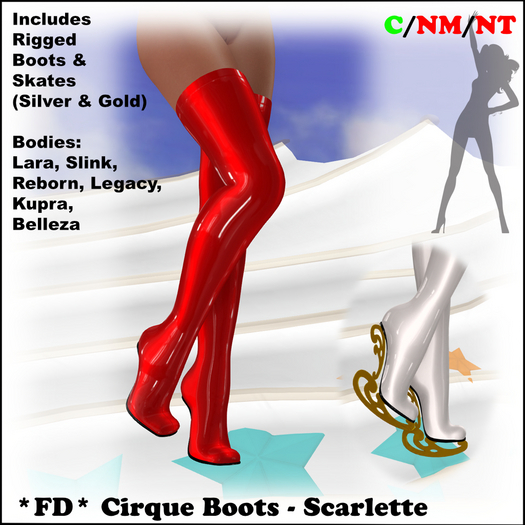 *FD* Cirque Boots [Boxed] Scarlette