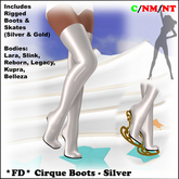*FD* Cirque Boots [Boxed] Silver